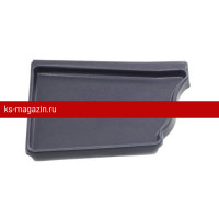 Заглушка левая Matt 127мм Grand Line (Гранд Лайн) Vortex Matt 127/102 (RAL 7024) /1 шт/