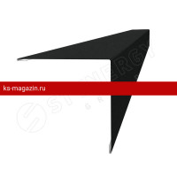 Планка угла внешнего 110х110х2000 Stynergy (Стинержи) (CORUNDUM50Matt-9005-0.5) /1 шт/