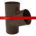 GLC PVC 152/100 Тройник трубы, коричневый RAL 8019