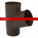 GLC PVC 152/100 Тройник трубы, коричневый RAL 8019