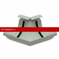 GLC PVC 152/100 Спец. угол желоба более 90 гр, белый RAL 9010