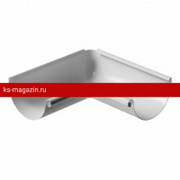 Угол внутренний 90 гр Docke (Дёке) STAL PREMIUM 125/90 (Пломбир RAL9010) /1 шт/
