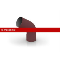 125/90 RUPLAST Колено 60гр, красный 3011