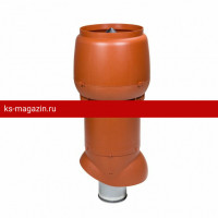 Vilpe (Вилпе) XL- 160/300/700 вентиляционный вых.с колпаком Кирпич /1 шт/