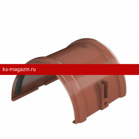 Соединитель желоба VERAT (Верат) 125/82 (Красный) /1 шт/