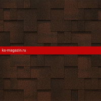 Гибкая черепица Tegola Lazio UNICA Marrone 230 2.86м2