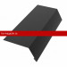 Карнизная планка 100х60х2000мм PE Rooftop Matt 0,5 мм Zn180 RAL9005