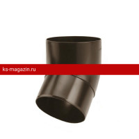 Колено 67гр. Galeco (Галеко) PVC 152/100 (Темно-коричневый) /1 шт/