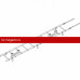 Лестница кровельная ROOFsystems PRESTIGE ZN400 3м NEXT Фальц RAL 3005