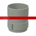 GLC PVC 152/100 Муфта трубы, белый RAL 9010