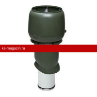 Vilpe (Вилпе) Вентиляционный выход 160/225/500 с колпаком (Зеленый) /1 шт/