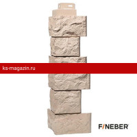 Угол наружный FineBer (Файнбер) Камень дикий (Песочный) /1 шт/