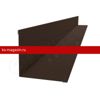 Планка для внутренних углов 110х110х2000 Stynergy (Стинержи) (Стальной Кашемир Matt-8017-0.5) /1 шт/