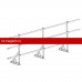 Ограждение ROOFsystems ECONOM d-25 (круг) H-900/3,0м фальц ТУ RAL7024