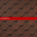QUIET TILE Гибкая черепица Shadow Карминно-красный 3м2
