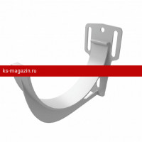 Кронштейн желоба Slider Grand Line (Гранд Лайн) ПВХ Standart 135/87(Белый) /1 шт/