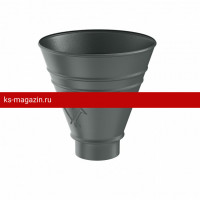 Aquasystem PUrus 150/100 Воронка водосборная круглая RAL 7024 1 шт/уп