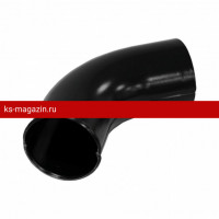 Колено 60 град 90 мм Мatt RAL 9005