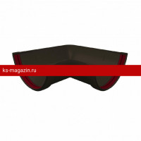 Угол желоба 90 универсальный Grand Line (Гранд Лайн) ПВХ Standart 135/87 (Коричневый) /1 шт/