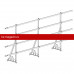 Ограждение ROOFsystems PROMO ZN 40х20 (овал) H-1200/3,0м 2 трубы NEXT RAL7024