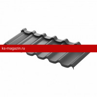 Модульная металлочерепица AquaSystem Стокгольм 1185х425 мм PE Rooftop Matt Zn180 0,5мм RAL7016