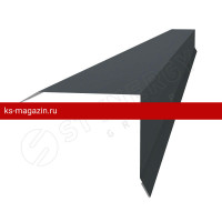 Планка торцевая 80х100х2000 Stynergy (Стинержи) (Полиэстер-7024-0.45) /1 шт/