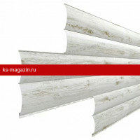 Сайдинг МеталлПрофиль Woodstock-Т-28х330 (ECOSTEEL_MA-01-Беленый Дуб-0.5) /1 шт/