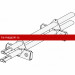 Снегозадержатель ROOFsystems PRESTIGE ZN 45*25 (овал), 1,2м SINGLE ФАЛЬЦ RAL 7024