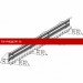 Снегозадержатель ROOFsystems PRESTIGE ZN 45*25 (овал), 3м CLick ФАЛЬЦ Т-обр. опора RAL 8017