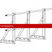 Ограждение ROOFsystems ECONOM d-25 (круг) H-600/3,0м фальц ТУ RAL7004