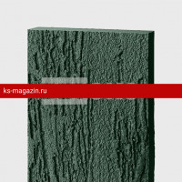 Фиброцементный сайдинг БЕТЭКО-Короед 3000x200x8 mm (RAL 6009) /1 шт/