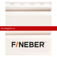 Сайдинг FineBer (Файнбер) Standart Classic Color 3,66м (Белый) /панель/