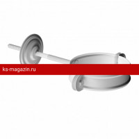 Хомут трубы Docke (Дёке) STAL PREMIUM 125/90 (Пломбир RAL9010) /1 шт/