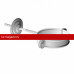 Хомут трубы Docke (Дёке) STAL PREMIUM 125/90 (Пломбир RAL9010) /1 шт/