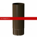 Труба водосточная 1 м Docke (Дёке) STAL PREMIUM 125/90 (Каштан RAL8017) /1 шт/