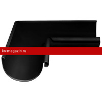 Угол желоба внутренний Grand Line (Гранд Лайн) Optima 90 гр 125мм (RAL 9005) /1 шт/