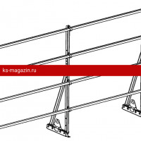 Ограждение ROOFsystems ELITE H-1200/3,0м NEXT фальц ГОСТ RAL8017