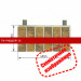 Межэтажный элемент фиброцементной панели Аризона №48