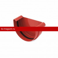 Заглушка желоба правая 150/110 BRYZA (Бриза) (Красный) /1 шт/
