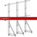 Ограждение ROOFsystems ECONOM d-25 (круг) H-1200/3,0м универ ТУ RAL6005