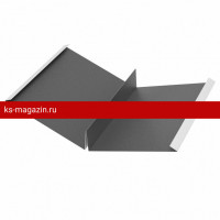 Ендова специальная 232х60,5х60,5х232х2000мм Crown BT Matt 0,5мм RR23