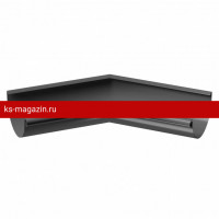 Угол внутренний 135 гр Docke (Дёке) STAL PREMIUM 125/90 (Графит) /1 шт/