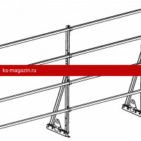 Ограждение ROOFsystems ELITE H-1200/3,0м NEXT фальц ГОСТ RAL3005