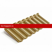 Композитная черепица Metrotile (Метротайл) MetroBond (Желтый) /лист/