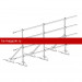 Ограждение ROOFsystems PRESTIGE ZN H-1200/3,0м 4 трубы Композит RAL6005