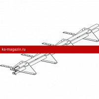 Снегозадержатель ROOFsystems PRESTIGE ZN 45*25 (овал), 1,2м композит.(треугольн.) RAL 8019