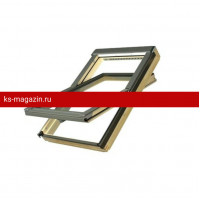 Среднеповоротное деревянное окно Fakro (Факро) FTP-V U4 Solar 134х98
