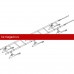 Лестница кровельная ROOFsystems PRESTIGE ZN400 3м Натур RAL 6005