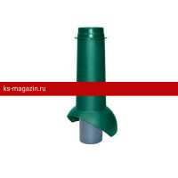 Выход канализации Krovent (Кровент) Pipe-VT 110 (Зеленый) (НЕИЗ) /1 шт/