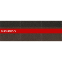 QUIET TILE Конек/Карниз 16,8м.п/20м.п Тёмно-Коричневый